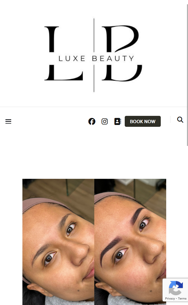 Luxe Beauty Website